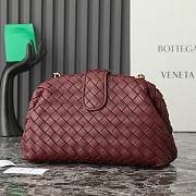 Bottega Veneta Lauren 1980 Teen Red Leather Clutch -  16.5x31.5x11cm - 2