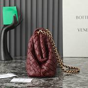 Bottega Veneta Lauren 1980 Teen Red Leather Clutch -  16.5x31.5x11cm - 3