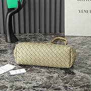 Bottega Veneta Lauren 1980 Teen Fresh Mint Leather Clutch - 16.5x31.5x11cm - 4