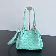 Bottega Veneta Small Andiamo Green Oasis & Muse Brass Bag - 21x17x16.5cm - 1