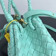 Bottega Veneta Small Andiamo Green Oasis & Muse Brass Bag - 21x17x16.5cm - 3