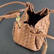 Bottega Veneta Small Parachute Brown Bag - 21x17x16.5cm - 5