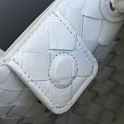 Bottega Veneta Small Andiamo White Bag - 21x17x16.5cm - 4