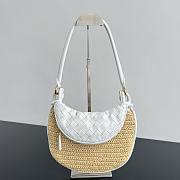 Bottega Veneta Medium Gemelli In Natural/ Chalk Bag - 24.5x19x7cm - 1