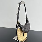 Bottega Veneta Medium Gemelli In Natural/ Black Bag - 24.5x19x7cm - 5