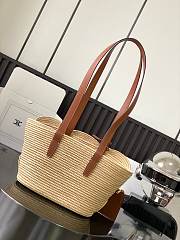 Celine Plain Logo Straw Bags - 36x20.5x13cm - 4