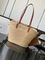 Celine Large Plain Logo Straw Bags - 47x30.5x15cm - 4