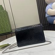 Gucci Dyonysus Shiny Black Leather Bag - 17.5x11x6.5cm - 5