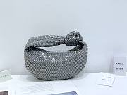 Bottega Veneta Jodie Grey Crystal Bag - 23x28x8cm - 1