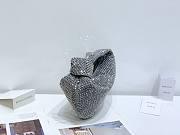 Bottega Veneta Jodie Grey Crystal Bag - 23x28x8cm - 5