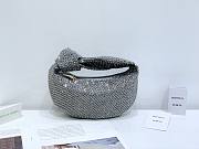 Bottega Veneta Jodie Grey Crystal Bag - 23x28x8cm - 3