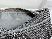 Bottega Veneta Jodie Grey Crystal Bag - 23x28x8cm - 2