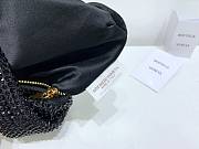 Bottega Veneta Jodie Black Crystal Bag - 23x28x8cm - 3