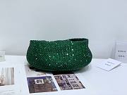 Bottega Veneta Jodie Green Crystal Bag - 23x28x8cm - 4