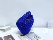 Bottega Veneta Jodie Blue Crystal Bag - 23x28x8cm - 4