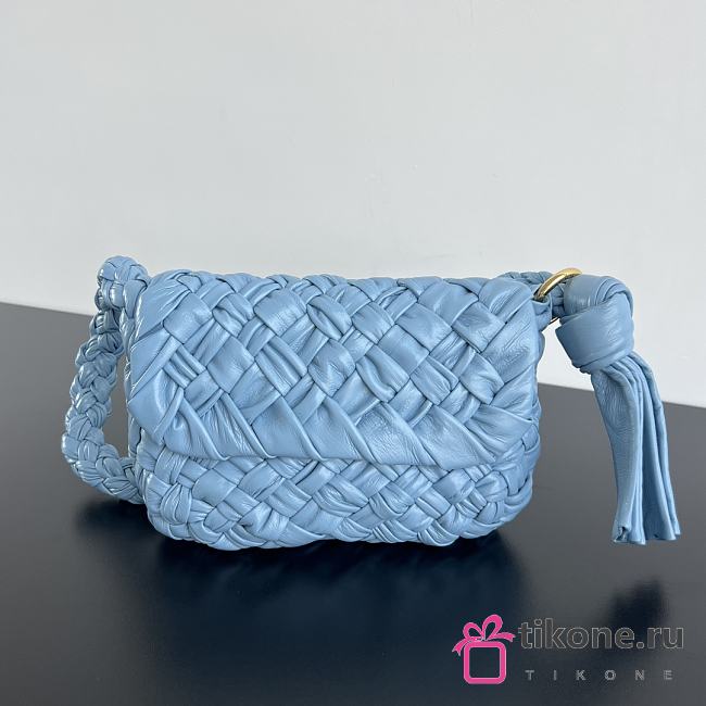 Bottega Veneta Citta In Blue Bag - 25x18x5.5cm - 1