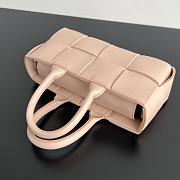 Bottega Veneta Mini East-West Arco Pink Tote Bag - 22x11x5.5cm - 3