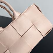 Bottega Veneta Mini East-West Arco Pink Tote Bag - 22x11x5.5cm - 2