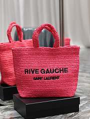 YSL Rive Gauche Pink Shopping Bag - 38×35×14.5cm  - 1