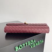 Bottega Veneta Andiamo Clutch Bag In Red - 31x13x3cm - 4