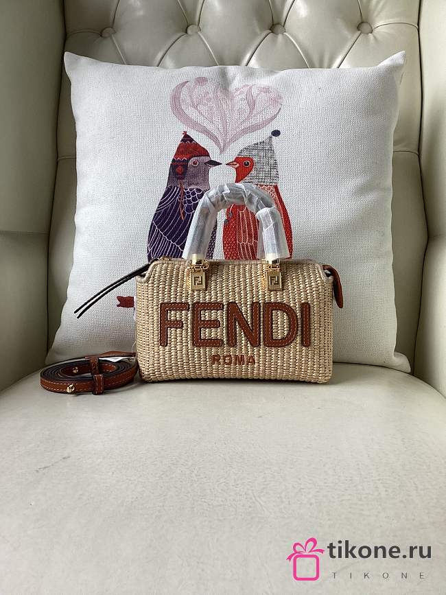 Fendi Raffia Natural 'by The Way Mini' Handbag  - 1