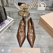 Miumiu Brown Leather High Heels - 1