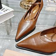 Miumiu Brown Leather High Heels - 2