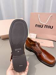 Miumiu Brown Leather Sandals - 4