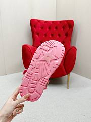 Dior Dioract Full Pink Canvas Sandals - 5