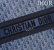 Dior Book Tote Bag Large Bag Denim Oblique Jacquard - 42x35x18.5cm - 2