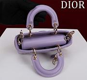 Dior Micro Lady D-joy Bag Violet - 16.5x6x10cm - 3