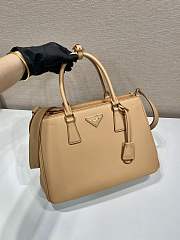 Prada Galleria Large Beige Leather Bag - 32x22x13cm - 3