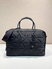 Prada Quilted Re-Nylon Travel Bag - 45x30.5x15cm - 1