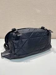 Prada Nylon Stick Black Canvas Shoulder Bag - 27x15.5x4cm - 3