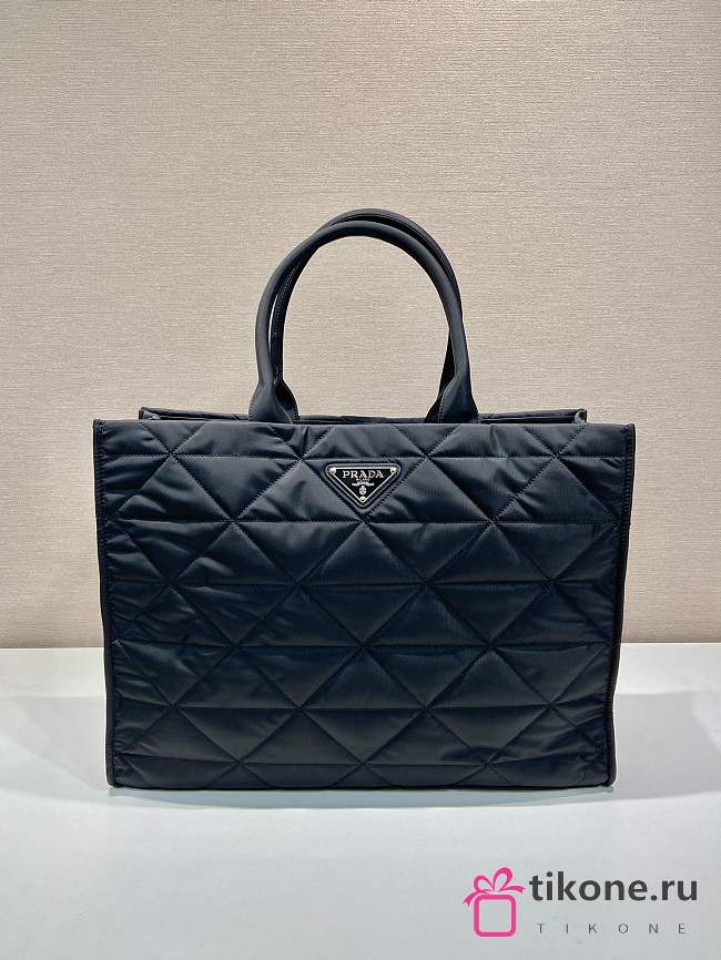 Prada Quilted Re-Nylon Tote Bag - 45x30.5x15cm - 1