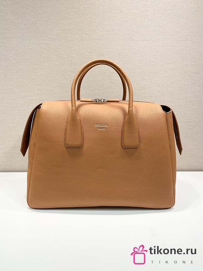 Prada Travel Bag In Camel - 50x33x19cm  - 1