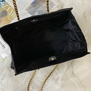 Prada Re-Edition 1995 Chain Re-Nylon Black Large Tote Bag - 42×10×29cm - 5