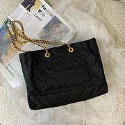 Prada Re-Edition 1995 Chain Re-Nylon Black Large Tote Bag - 42×10×29cm - 2