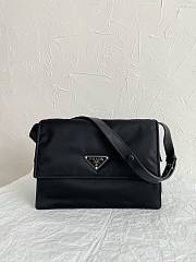 Prada Tessuto Nylon Black Shoulder Bag - 30×11×22cm  - 1