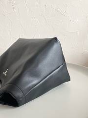 Prada Shopping Bag In Black Leather Handbag - 40×22×27cm - 4