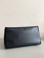 Prada Shopping Bag In Black Leather Handbag - 40×22×27cm - 3