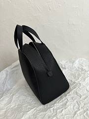 The Row Margau 10 Black Leather Bag - 33×15.5×22cm - 4