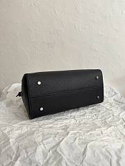 The Row Margau 10 Black Leather Bag - 33×15.5×22cm - 3