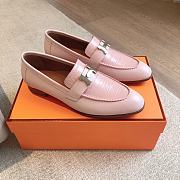 Hermes Loafers Pink Leather - 1