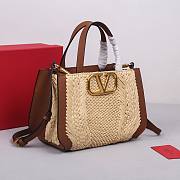 Valentino Garavani VLogo Woven Tote Bag - 27x11x18cm - 4