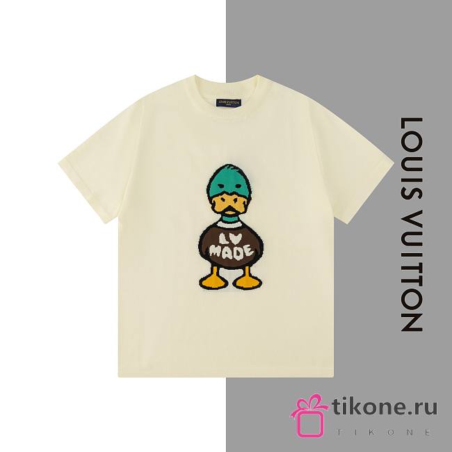 Louis Vuitton Duck T-shirt In Cream - 1