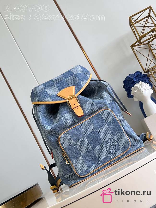 Louis Vuitton N40708 Montsouris Backpack - 32x40x19cm - 1