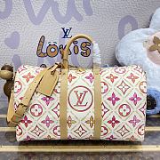 Louis Vuitton M11251 Pink Keepall Bandoulière - 45x27x20cm - 1