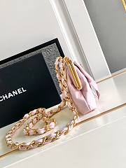 Chanel Pink Mini Clutch 13cm - 5