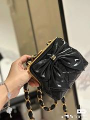 Chanel Black Mini Clutch 13cm - 5